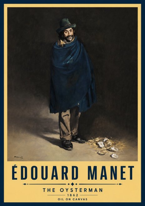 Édouard Manet The Oysterman No5 - Poster