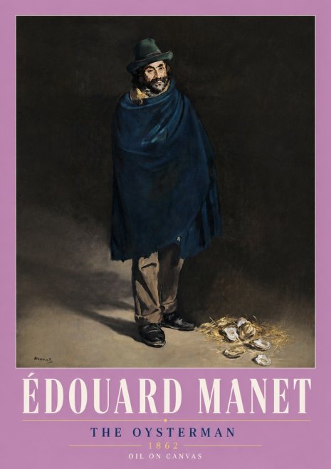 Édouard Manet The Oysterman No6 - Poster