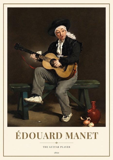 Édouard Manet The Guitar Player No1 - Poster