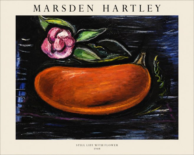 Marsden Hartley Still Life with Flower No1 - Poster