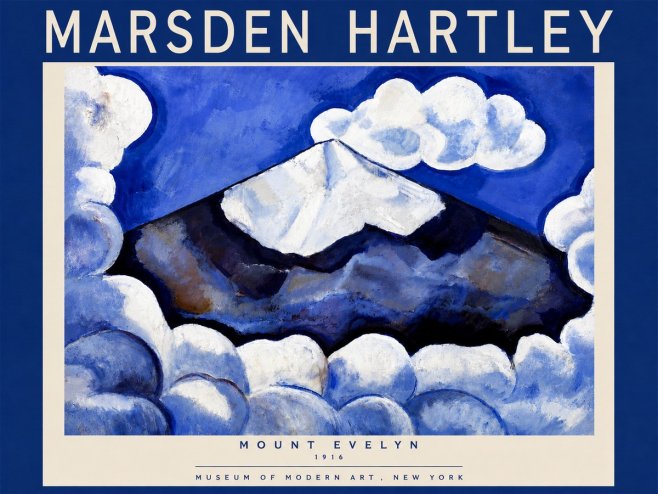 Marsden Hartley Mount Evelyn No6 - Poster