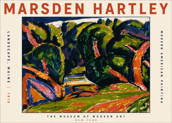 Marsden Hartley Landscape, Maine No5 - Poster