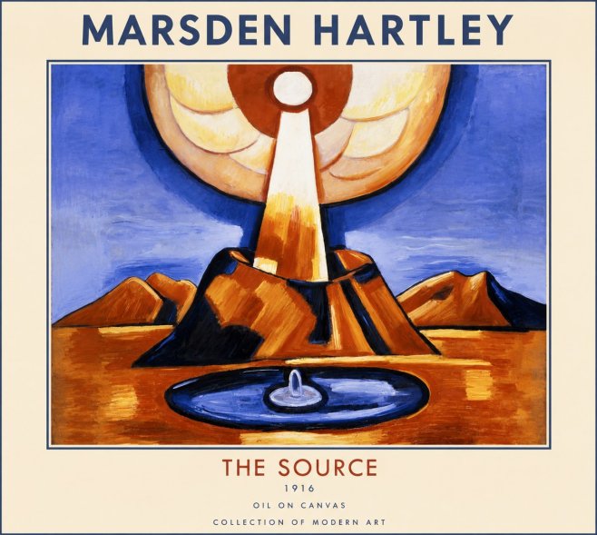 Marsden Hartley The Source No1 - Poster