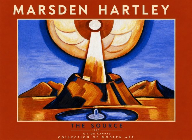 Marsden Hartley The Source No5 - Poster