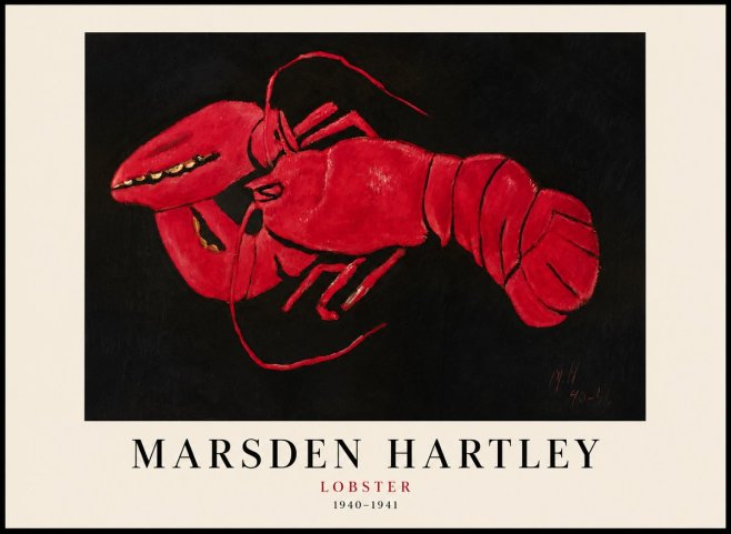 Marsden Hartley Lobster No1 - Poster