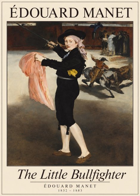 Édouard Manet The Little Bullfighter No1 - Poster