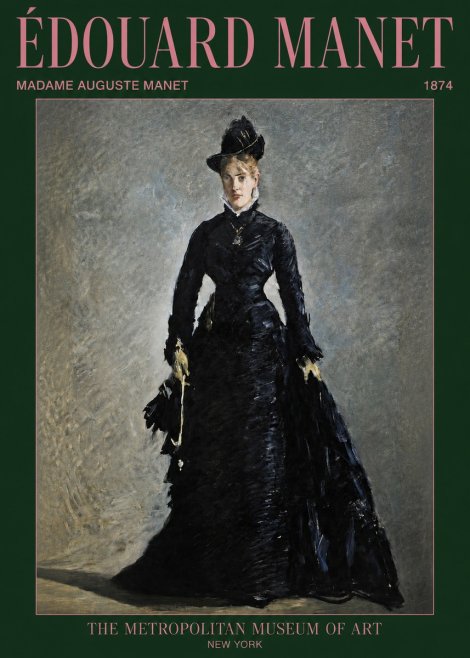 Édouard Manet Madame Auguste Manet No3 - Poster