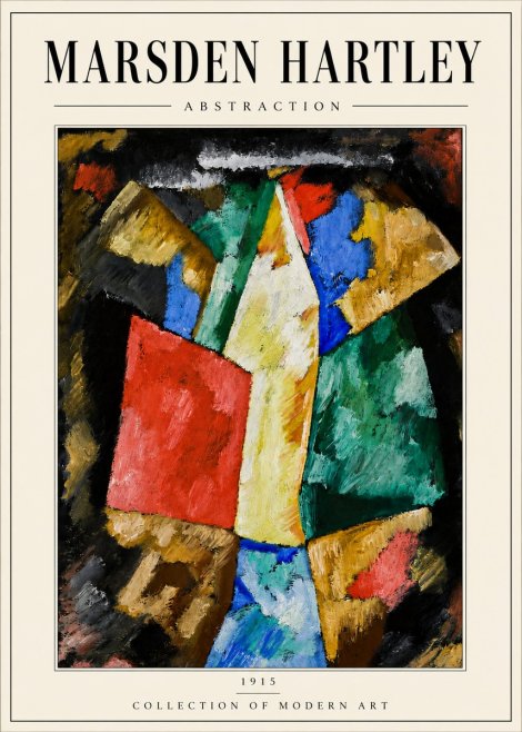 Marsden Hartley Abstraction No6 - Poster