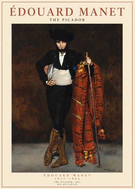 Édouard Manet The Picador No1 - Poster