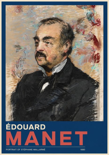 Édouard Manet Portrait of Stéphane Mallarmé I No2 - Poster