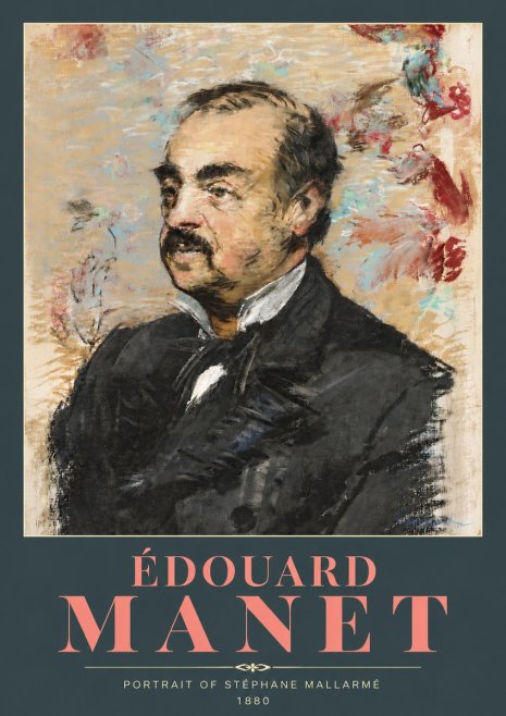 Édouard Manet Portrait of Stéphane Mallarmé I No5 - Poster