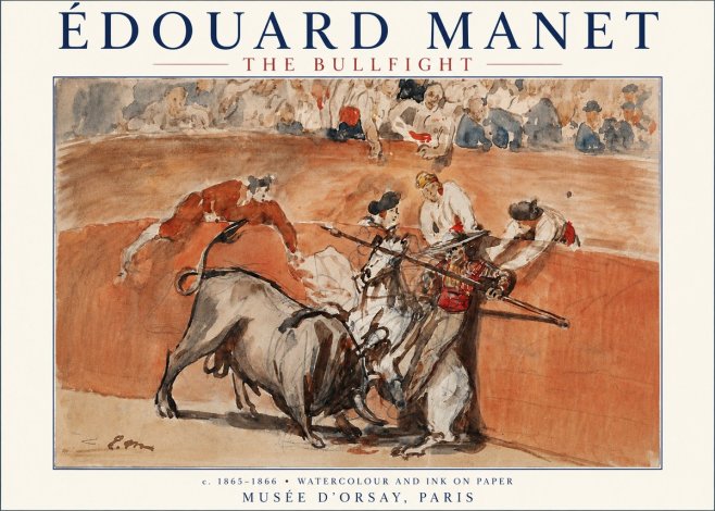 Édouard Manet The Bullfight I No3 - Poster