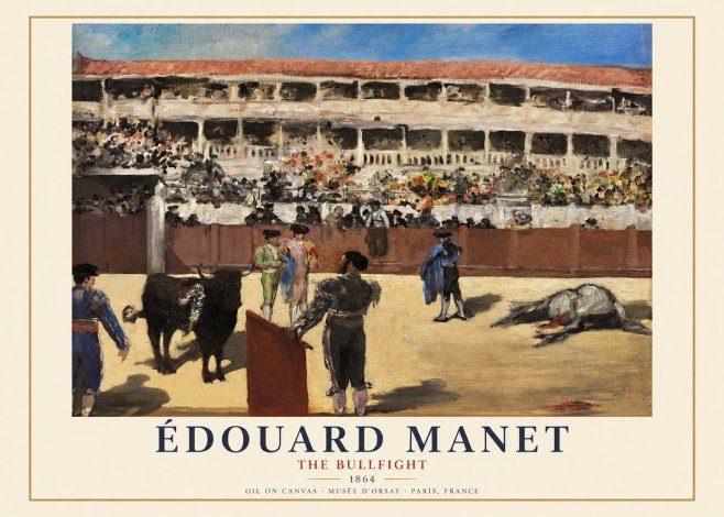 Édouard Manet The Bullfight II No1 - Poster