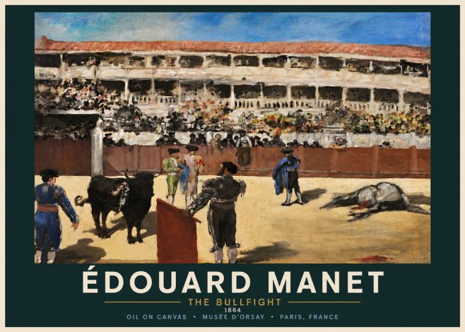 Édouard Manet The Bullfight II No4 - Poster