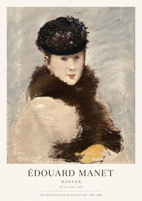 Édouard Manet Winter No1 - Poster