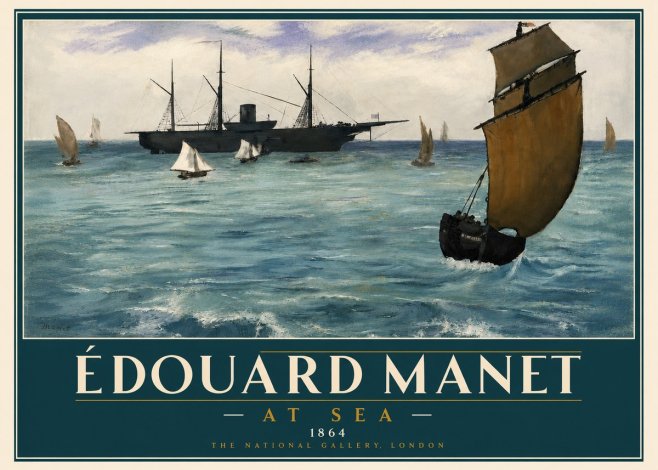 Édouard Manet At Sea No6 - Poster