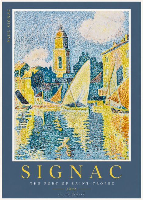 Signac The Port of Saint-tropez No2 - Poster