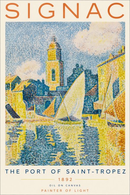 Signac The Port of Saint-tropez No4 - Poster