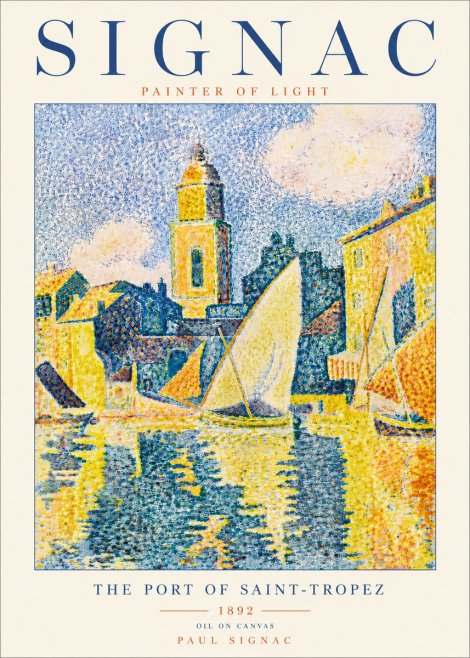 Signac The Port of Saint-tropez No6 - Poster