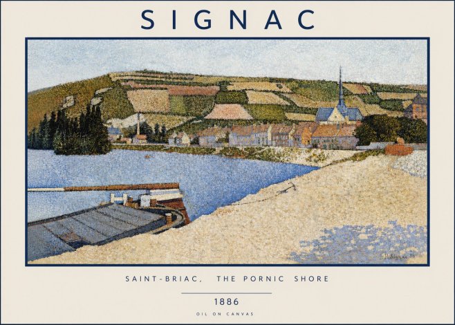 Signac Saint-briac, the Pornic Shore No4 - Poster