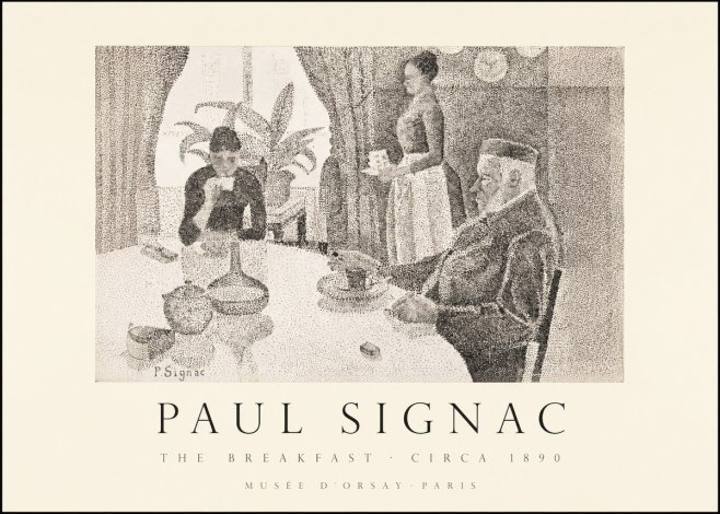 Signac The Breakfast No1 - Poster