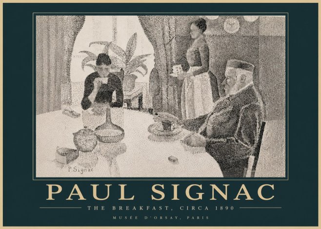 Signac The Breakfast No4 - Poster