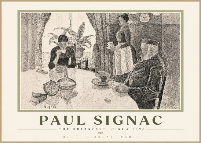 Signac The Breakfast No6 - Poster