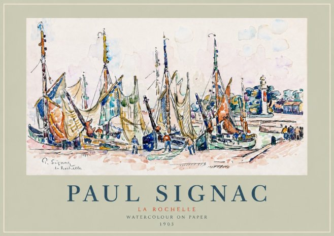 Signac La Rochelle I No2 - Poster