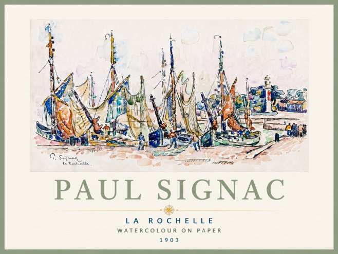 Signac La Rochelle I No6 - Poster