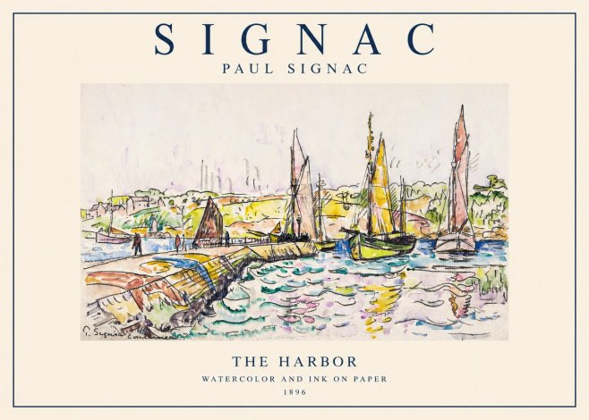 Signac The Harbor I No1 - Poster