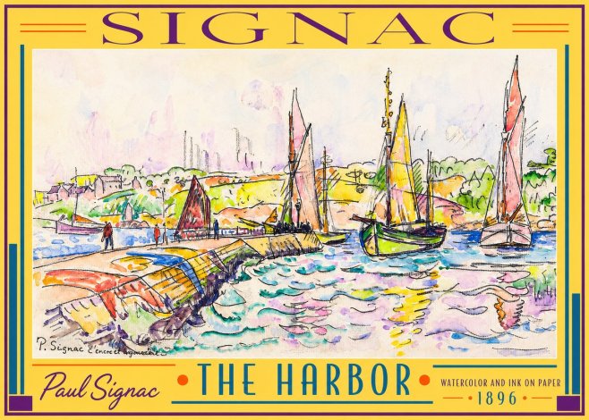 Signac The Harbor I No2 - Poster