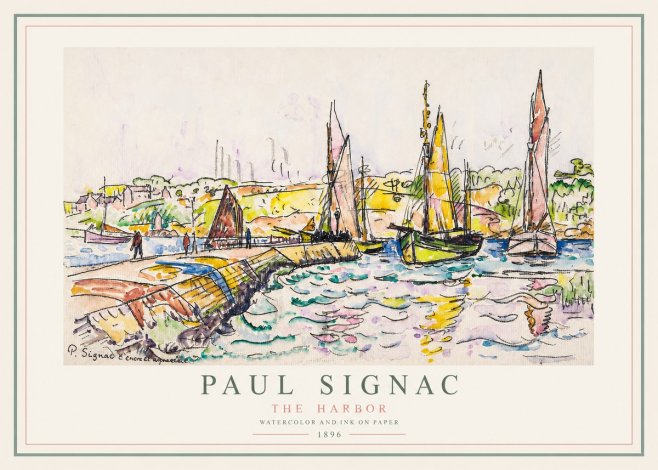 Signac The Harbor I No3 - Poster