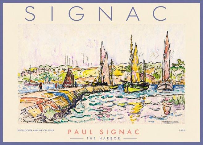Signac The Harbor I No4 - Poster