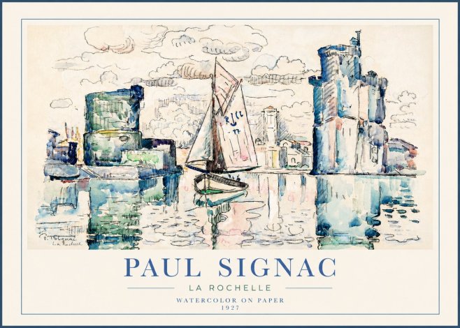 Signac La Rochelle II No5 - Poster