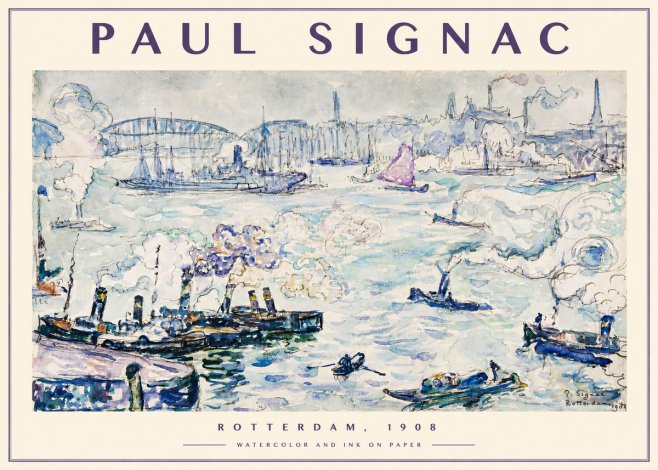 Signac Rotterdam, 1908 No4 - Poster