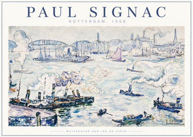 Signac Rotterdam, 1908 No5 - Poster