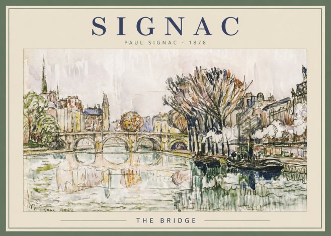 Signac The Bridge I No2 - Poster