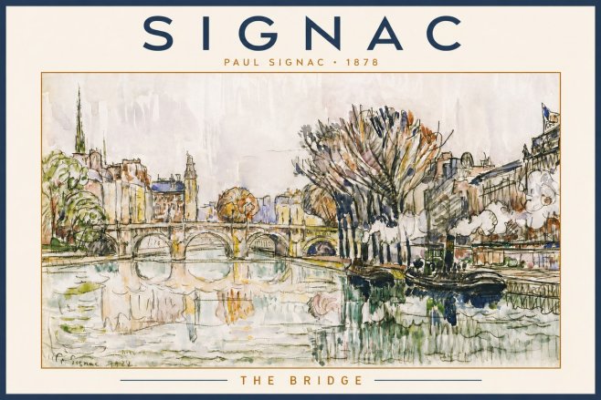 Signac The Bridge I No6 - Poster
