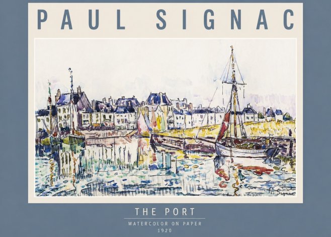 Signac The Port I No3 - Poster