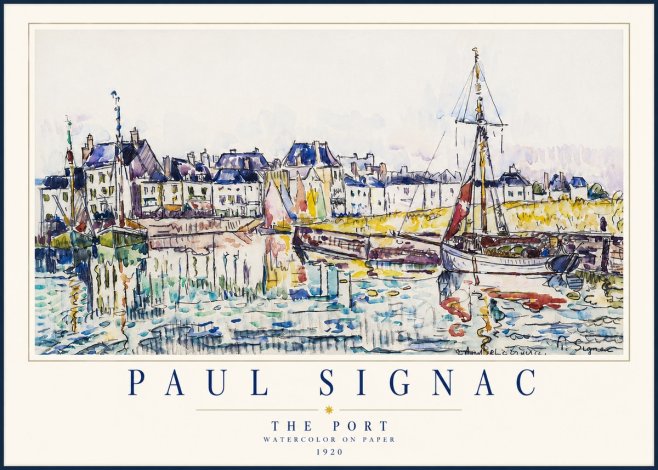 Signac The Port I No4 - Poster