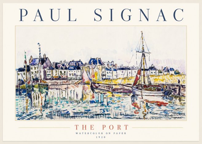 Signac The Port I No5 - Poster