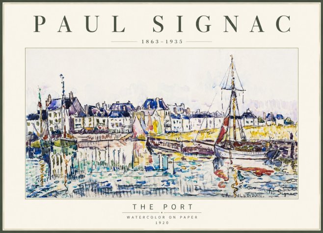 Signac The Port I No6 - Poster