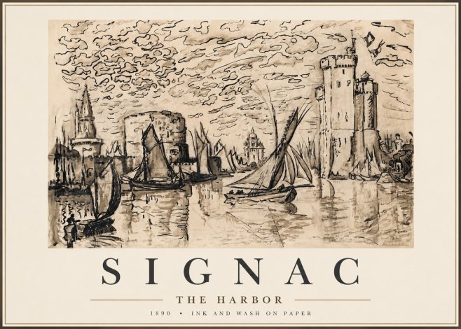 Signac The Harbor II No4 - Poster