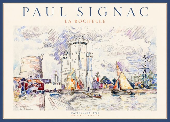 Signac La Rochelle III No2 - Poster
