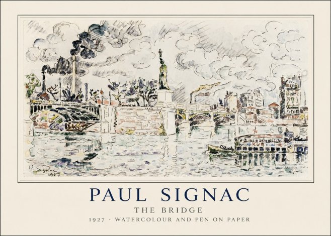 Signac The Bridge II No1 - Poster