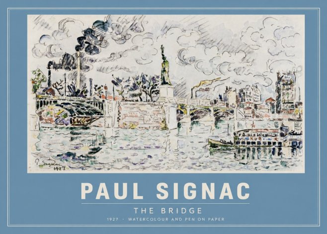 Signac The Bridge II No2 - Poster