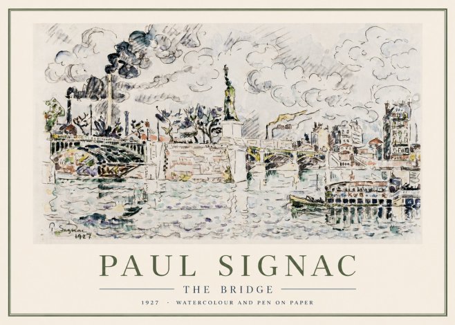 Signac The Bridge II No3 - Poster