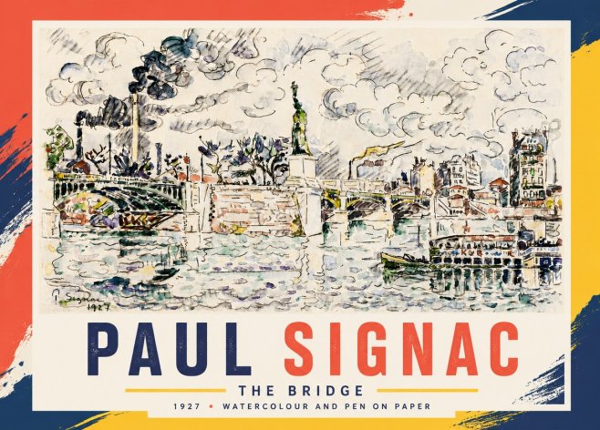 Signac The Bridge II No6 - Poster