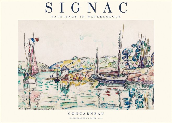 Signac Concarneau No1 - Poster