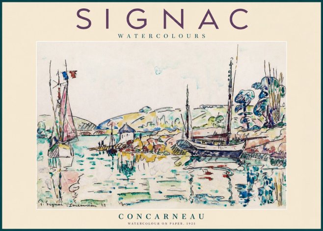 Signac Concarneau No2 - Poster